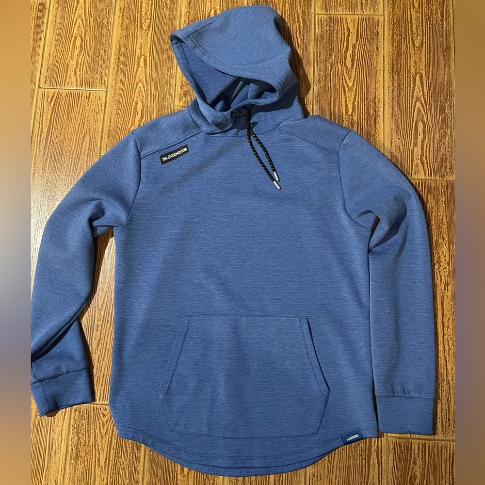 Legends Blue Hoodie Sweatshirt, Men’s Medium, Like New